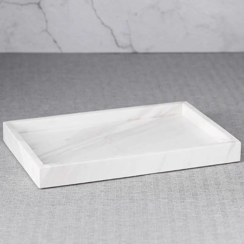 1Pc Dressing Table Decorative Bathroom Tray Organizer Square Silicone Aroma Diffuser Tray Bathroom Tray Soft Jewelry Tray