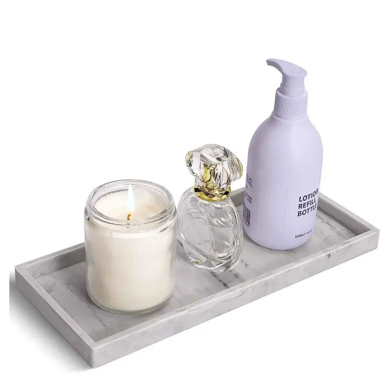 1Pc Dressing Table Decorative Bathroom Tray Organizer Square Silicone Aroma Diffuser Tray Bathroom Tray Soft Jewelry Tray