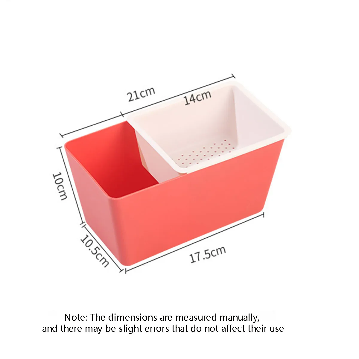 Household Double-layer Snack Box Melon Seed Box Square Drivable Fruit Tray Candy Snack Dried Fruit Tray Storage Box 