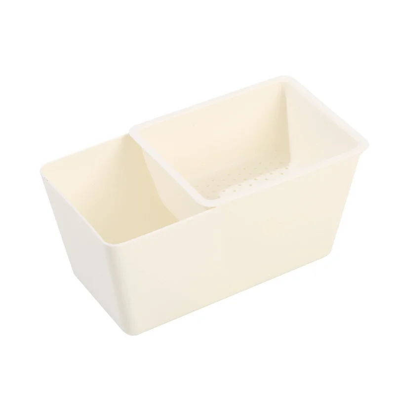 Household Double-layer Snack Box Melon Seed Box Square Drivable Fruit Tray Candy Snack Dried Fruit Tray Storage Box 