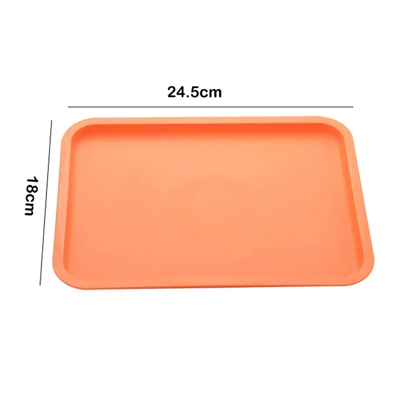 Rectangular Pallet Nordic Plastic Food Serving Tray Multiple Colors Storage Tray Household Kitchen Fruit Dessert Tray