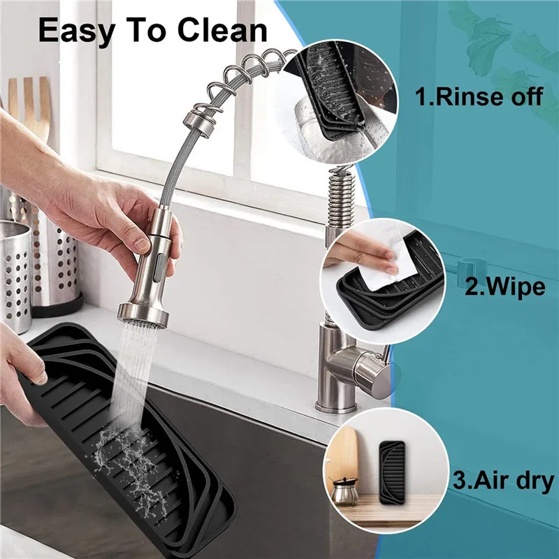 Refrigerator Drip Catcher Tray Absorbent Water Drip Catcher For Fridge Non-Slip Water Dispensers Tray Refrigerator Accessories