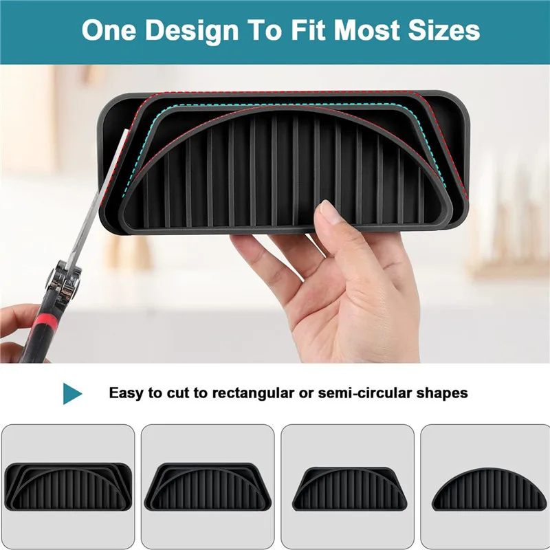 Refrigerator Drip Catcher Tray Absorbent Water Drip Catcher For Fridge Non-Slip Water Dispensers Tray Refrigerator Accessories