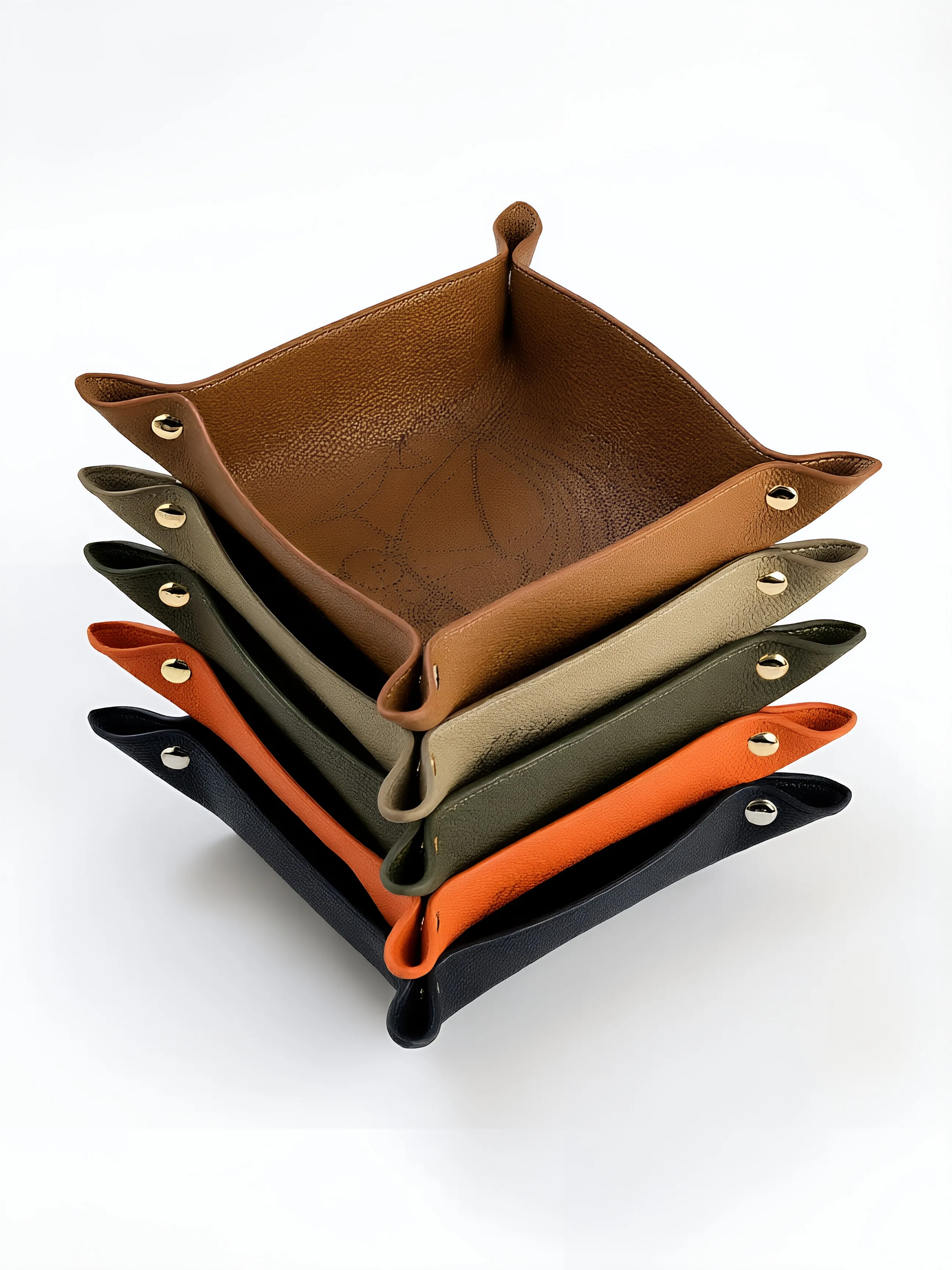 Horsehead hollow storage tray, miscellaneous box, light luxury style necklace, bracelet, jewelry, key, leather storage tray
