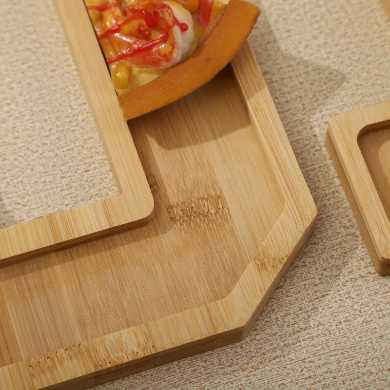 Wooden Digital Tray Home Party Birthday Party Decoration Dessert Plate Fruit Vegetable Cheese Platter Kitchen Cooked Food Plate