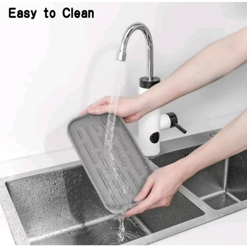 Flexible Silicone Drain Tray Kitchen Sink Organizer Specifications Flexible Part Name Note Package Content Features Silicone
