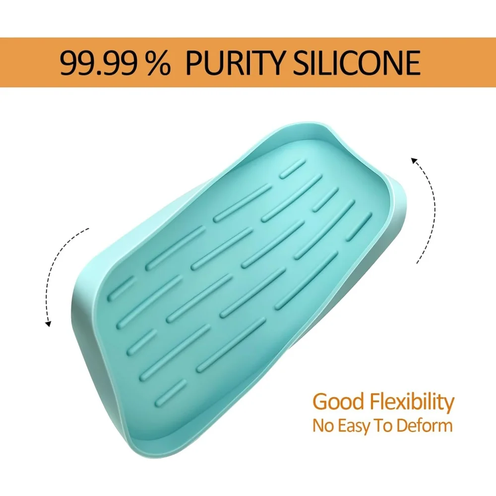 Flexible Silicone Drain Tray Kitchen Sink Organizer Specifications Flexible Part Name Note Package Content Features Silicone