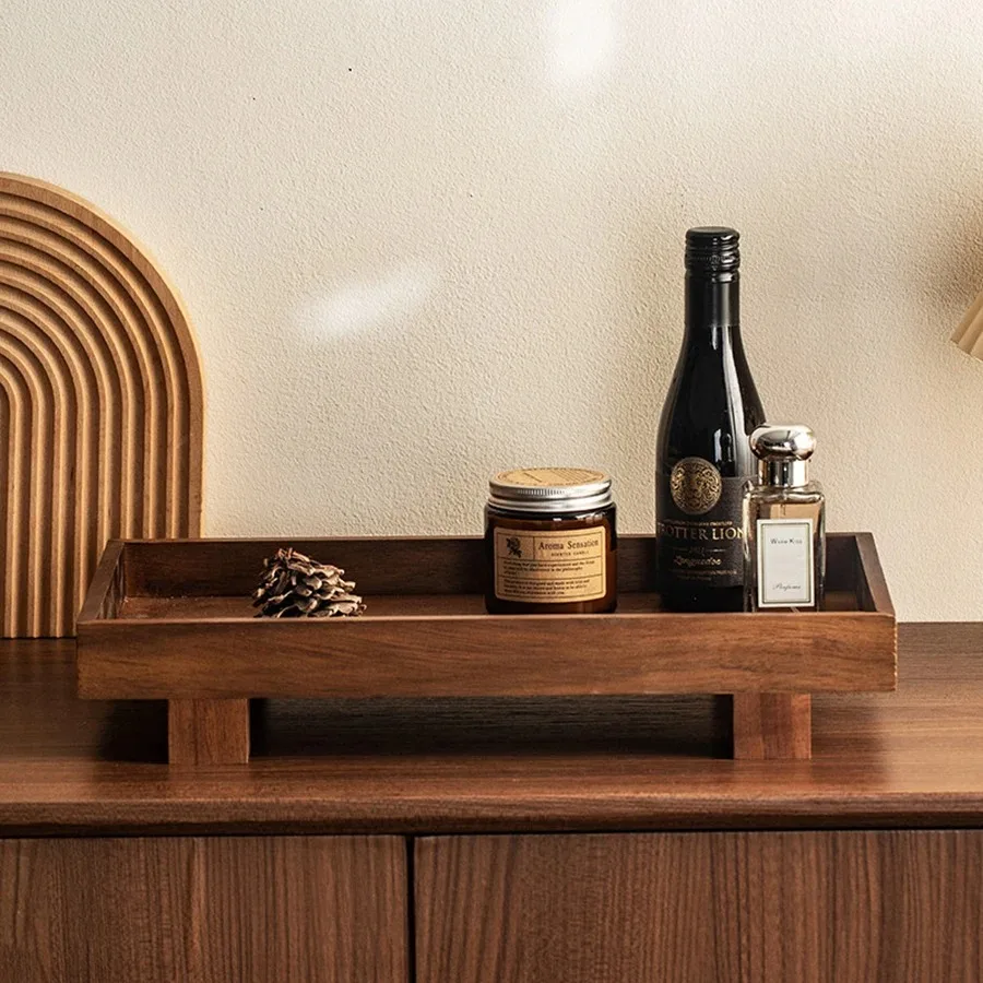 Japanese Style Wooden Tray Gongfu Tea Tray Tea Ceremony Accessories Restaurant Coffee Storage Tray
