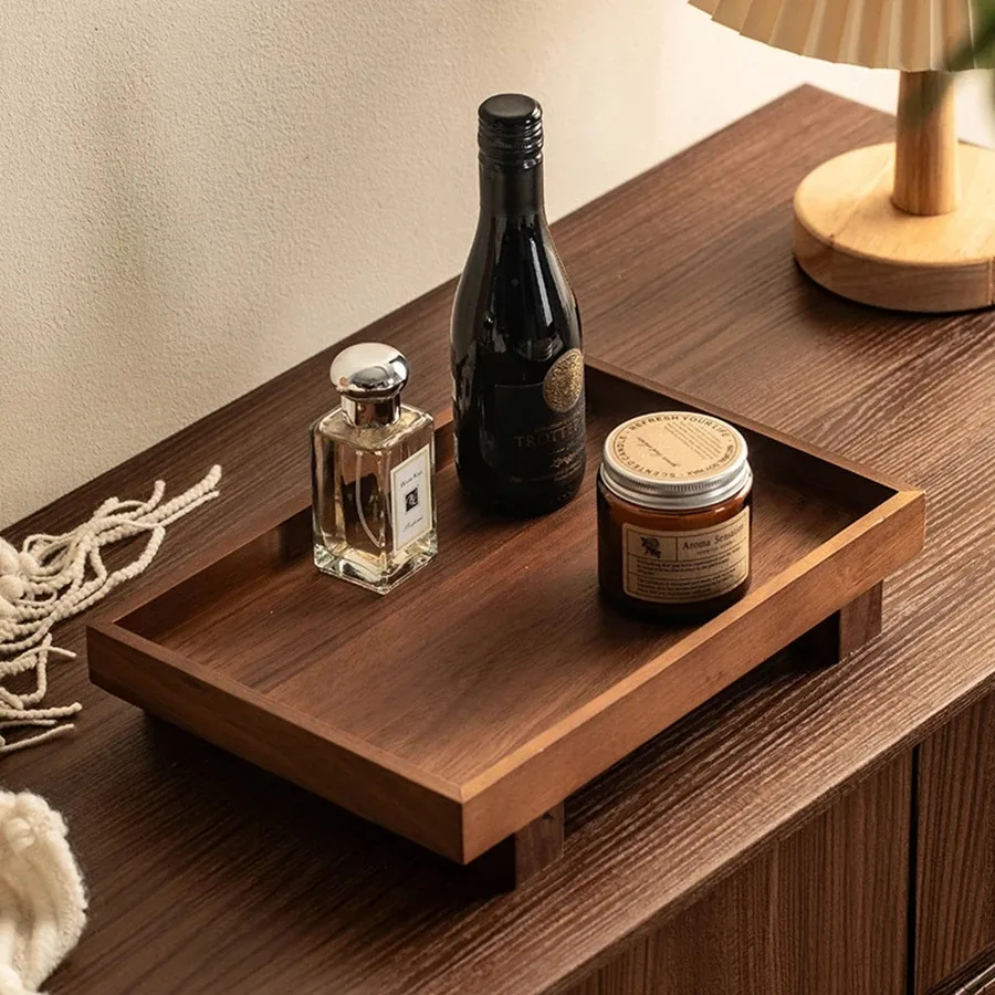 Japanese Style Wooden Tray Gongfu Tea Tray Tea Ceremony Accessories Restaurant Coffee Storage Tray