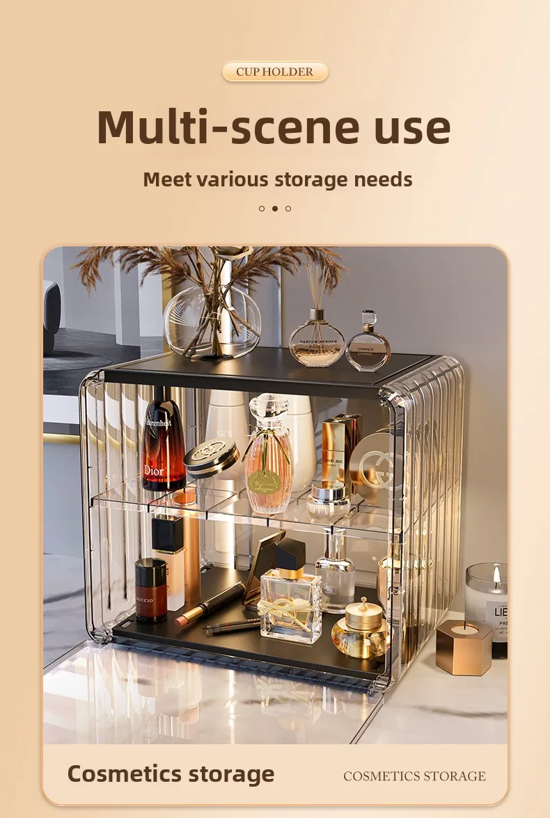 Dust-proof Cup Storage Rack Cup Holder Water Cup Storage Rack Tea Set Cup Holder Coffee Cup Mug Storage Box Kitchen Organizer