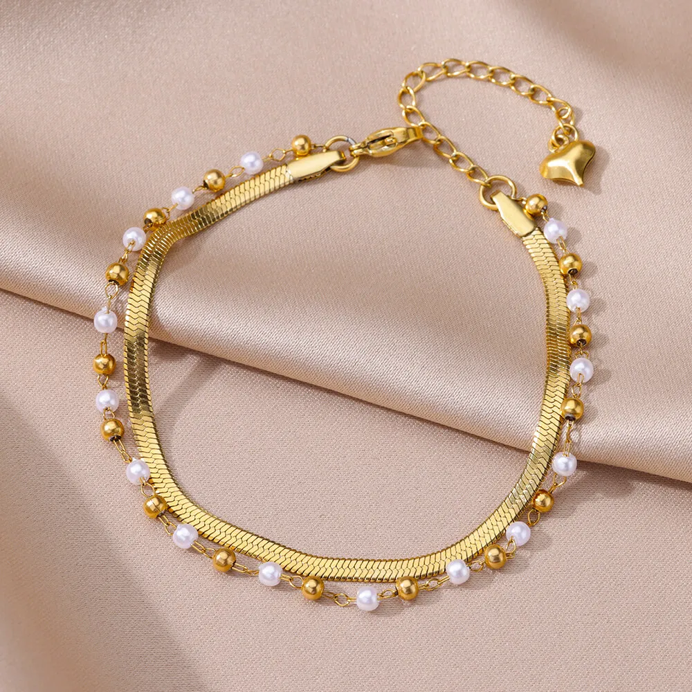 Anklets for women Foot bracelet women summer accessories Bracelet on the leg stainless steel ankle chain Jewelry