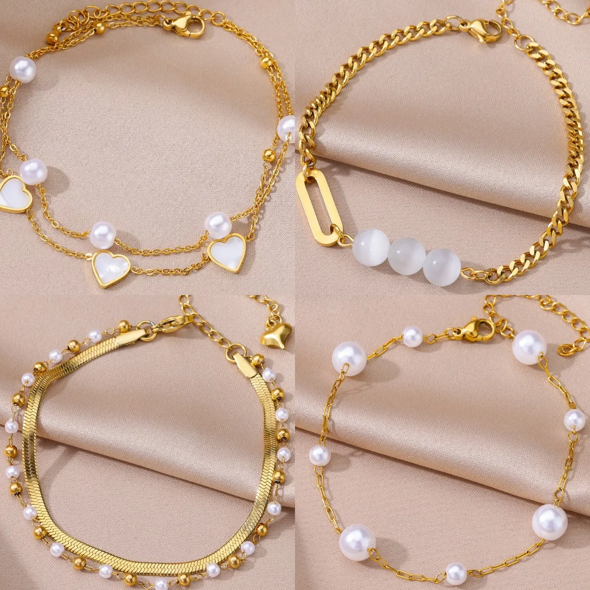 Anklets for women Foot bracelet women summer accessories Bracelet on the leg stainless steel ankle chain Jewelry