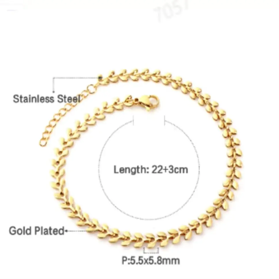 Exquisite Anklet Stainless Steel Minimalist Chain Jewelry Elegant & Aesthetic Ornament Multiple Styles Available for Daily Wear