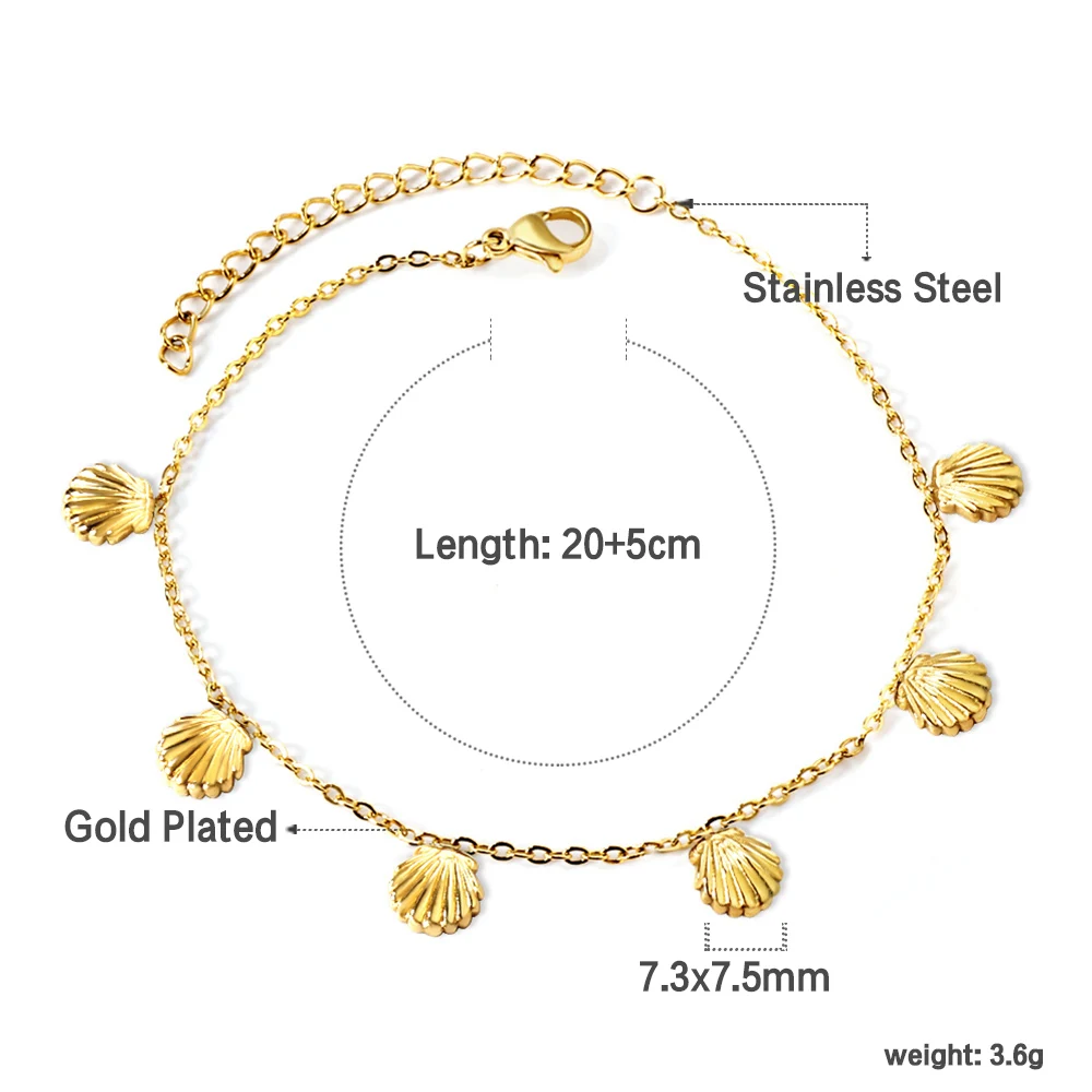 Exquisite Anklet Stainless Steel Minimalist Chain Jewelry Elegant & Aesthetic Ornament Multiple Styles Available for Daily Wear