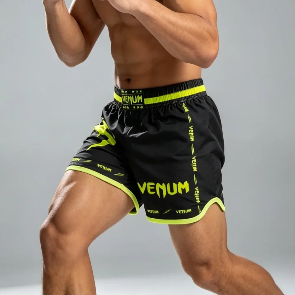 Classic New Upgrade Boxing Trunks Training Muay Thai Gym Fighting Shorts Men Fitness Sports MMA Shorts