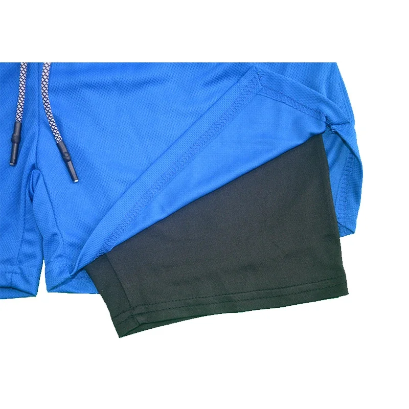 2025 New Men's Summer Boxing Shorts Fitness and Sports 2-in-1 Shorts Breathable Sports Training Shorts