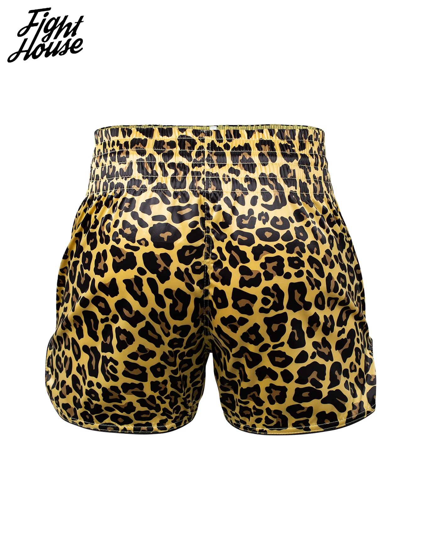 Fight House Muay Thai Shorts Leopard Print Ultra-Thin Breathable Combat Shorts MMA Training Shorts Boxing Shorts Combat Shorts