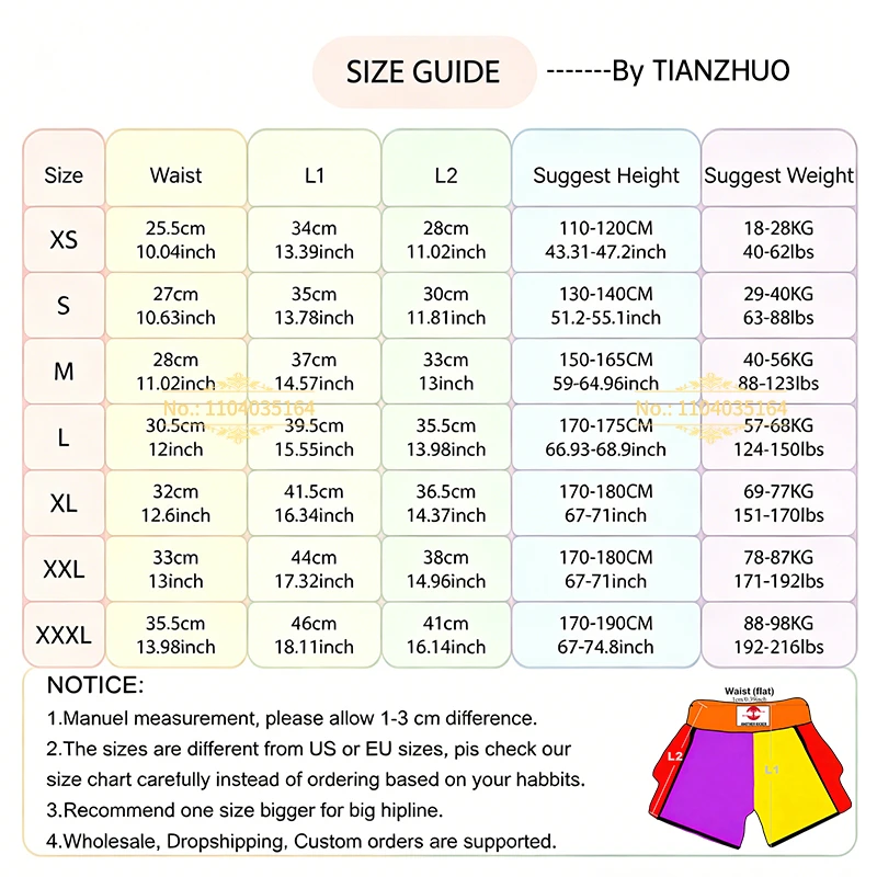 Muay Thai Pants Thai Embroidery Thai Boxing Shorts Men Women Kids Combat Sports Taekwondo Wushu Sanda MMA Kickboxing Fight Gear