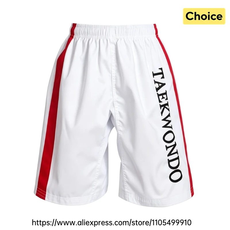 Taekwondo Pants Breathable Martial Arts Class Training Trousers for Adults Kids Loose Kickboxing Sparring Training Gi Bottoms