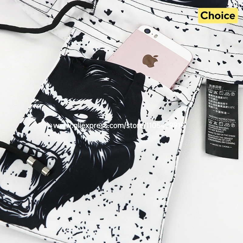 Animal Print MMA Shorts Fight Grappling Shorts BJJ Jiu-Jitsu Martial Arts Gym Fitness Training Trunk Men Kickboxing Boxing Pants