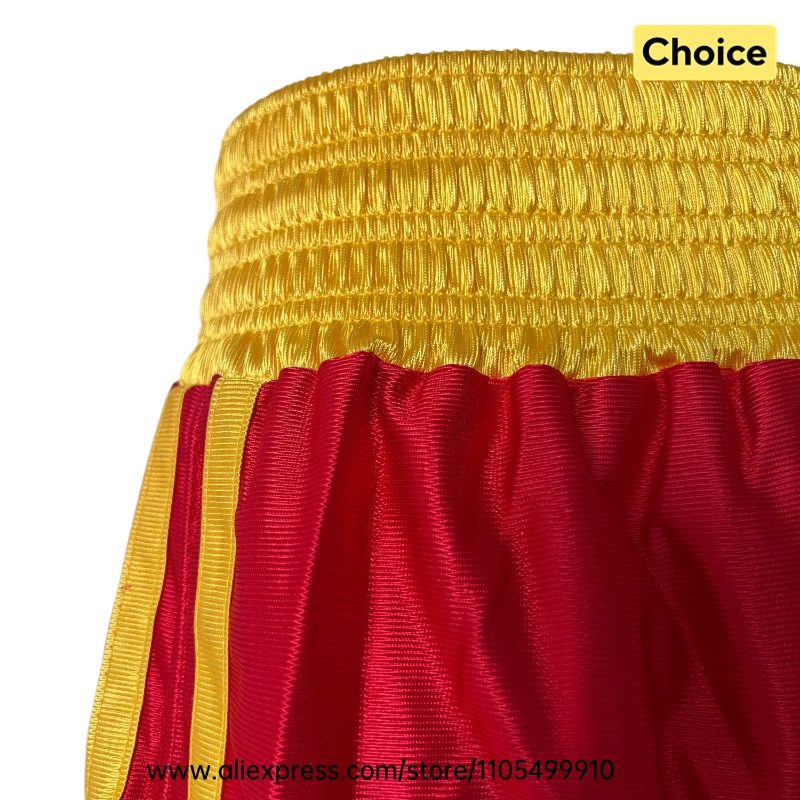 Muay Thai Boxing Shorts Shirt Set Breathable Sanda Wushu Martial Arts Kungfu Clothing MMA Kickboxing Sparring Fighting Uniform