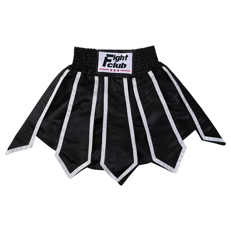 Muay Thai Boxing Shorts for Men Women Kids Gladiator Satin Fight Shorts Black Gold Kickboxing Shorts for MMA Sparring Training