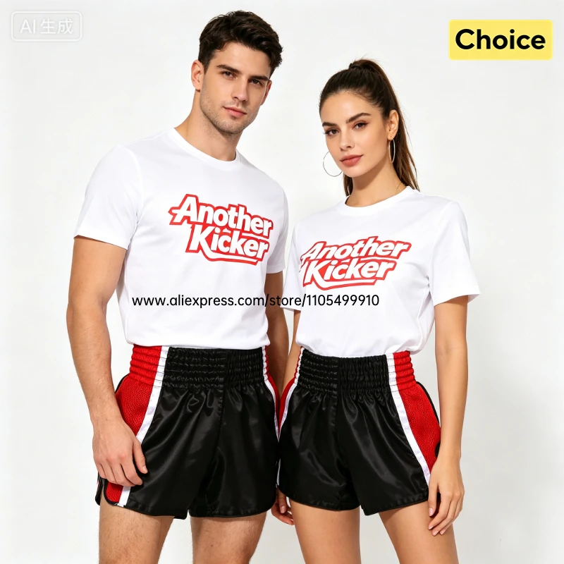 Plain Muay Thai Boxing Shorts Adult Kids Boxing Shorts Mesh Panel Martial Arts Kickboxing MMA Fight Training Competition Pants