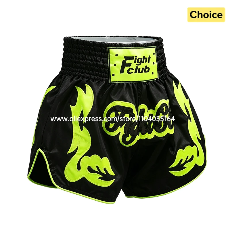 Thai Boxing Shorts Traditional Muay Thai Shorts Men Women Kids Premium Wrestling Sparring Kickboxing Cage Fight MMA Boxing Pants