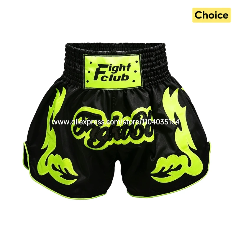 Thai Boxing Shorts Traditional Muay Thai Shorts Men Women Kids Premium Wrestling Sparring Kickboxing Cage Fight MMA Boxing Pants