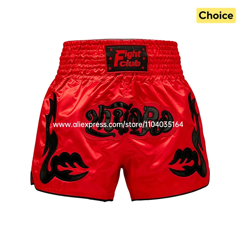 Thai Boxing Shorts Traditional Muay Thai Shorts Men Women Kids Premium Wrestling Sparring Kickboxing Cage Fight MMA Boxing Pants