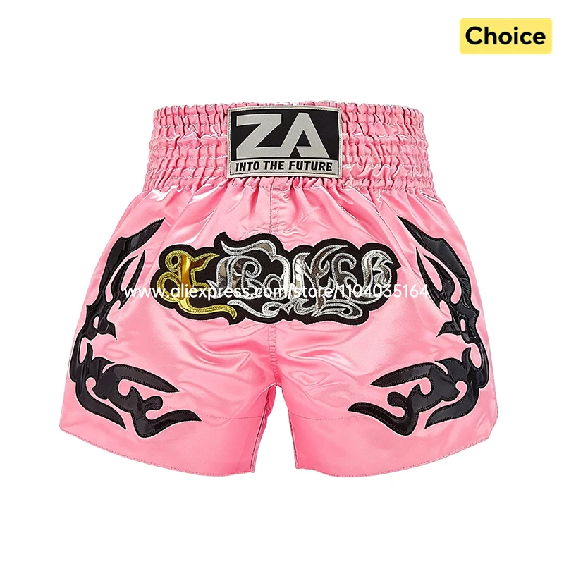 Thai Boxing Shorts Traditional Muay Thai Shorts Men Women Kids Premium Wrestling Sparring Kickboxing Cage Fight MMA Boxing Pants