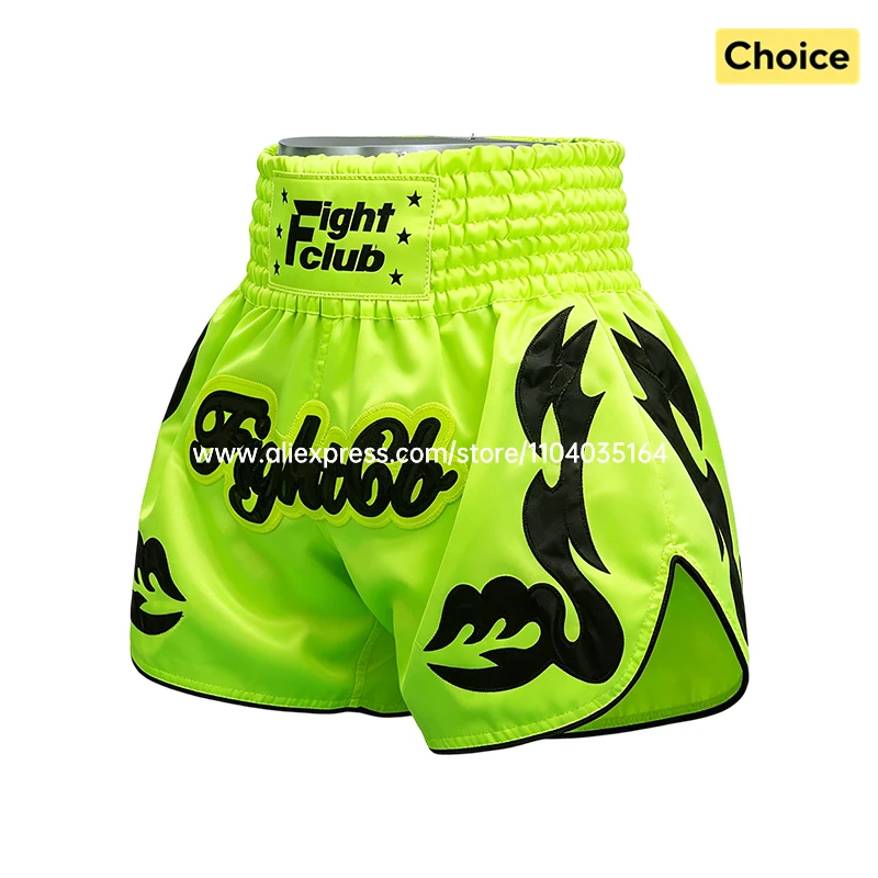 Thai Boxing Shorts Traditional Muay Thai Shorts Men Women Kids Premium Wrestling Sparring Kickboxing Cage Fight MMA Boxing Pants