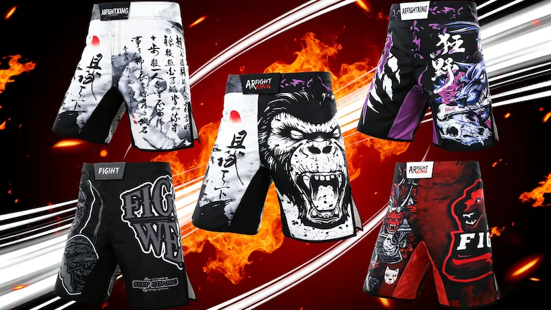 Thai Boxing Shorts Traditional Muay Thai Shorts Men Women Kids Premium Wrestling Sparring Kickboxing Cage Fight MMA Boxing Pants