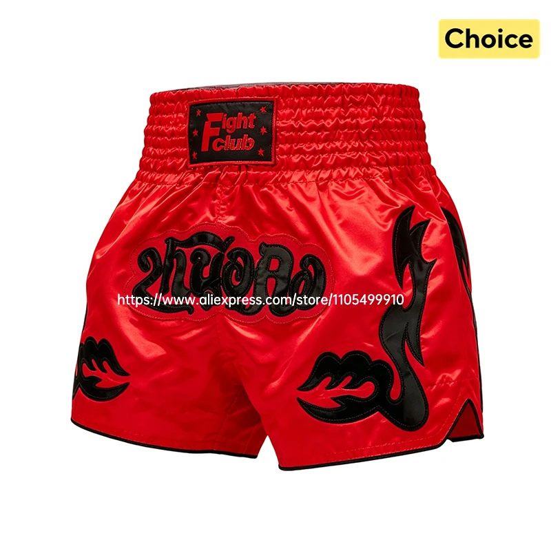 Professional Muay Thai Shorts Boxing Shorts Men Women Kids Boys Girls Martial Arts MMA Kickboxing Training Pants Fighter Gear