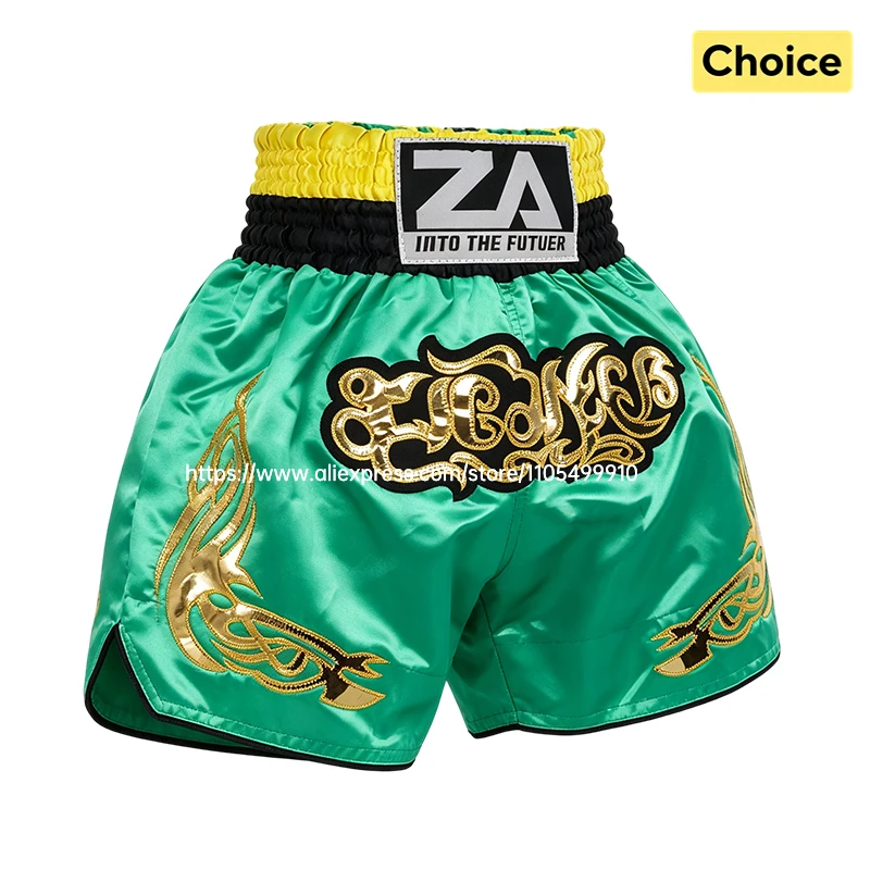 Professional Muay Thai Shorts Boxing Shorts Men Women Kids Boys Girls Martial Arts MMA Kickboxing Training Pants Fighter Gear