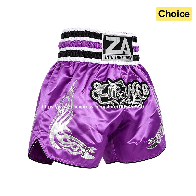 Professional Muay Thai Shorts Boxing Shorts Men Women Kids Boys Girls Martial Arts MMA Kickboxing Training Pants Fighter Gear