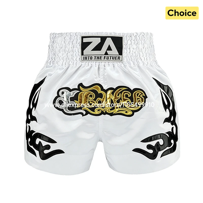 Professional Muay Thai Shorts Boxing Shorts Men Women Kids Boys Girls Martial Arts MMA Kickboxing Training Pants Fighter Gear