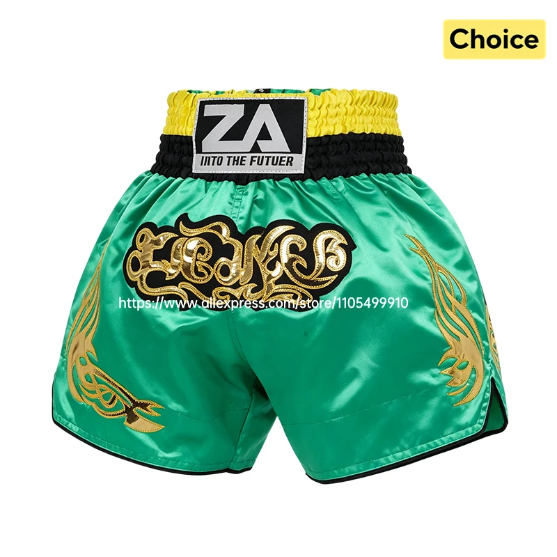 Professional Muay Thai Shorts Boxing Shorts Men Women Kids Boys Girls Martial Arts MMA Kickboxing Training Pants Fighter Gear