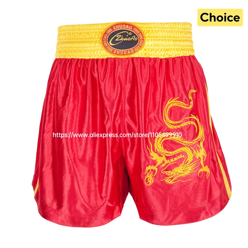 Professional Muay Thai Shorts Boxing Shorts Men Women Kids Boys Girls Martial Arts MMA Kickboxing Training Pants Fighter Gear