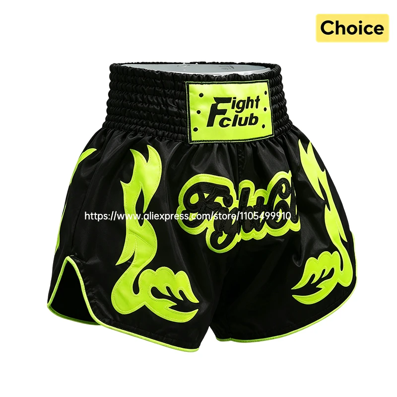Professional Muay Thai Shorts Boxing Shorts Men Women Kids Boys Girls Martial Arts MMA Kickboxing Training Pants Fighter Gear