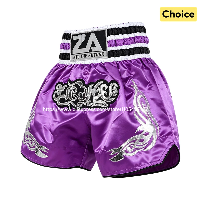 Professional Muay Thai Shorts Boxing Shorts Men Women Kids Boys Girls Martial Arts MMA Kickboxing Training Pants Fighter Gear