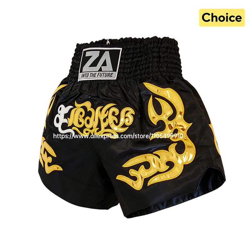 Professional Muay Thai Shorts Boxing Shorts Men Women Kids Boys Girls Martial Arts MMA Kickboxing Training Pants Fighter Gear