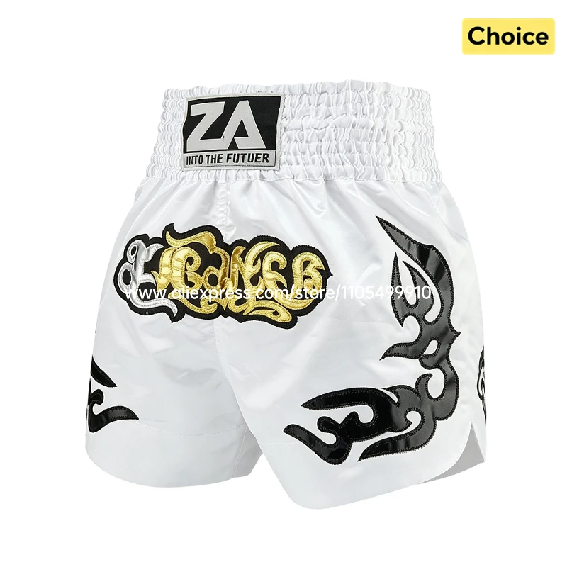 Professional Muay Thai Shorts Boxing Shorts Men Women Kids Boys Girls Martial Arts MMA Kickboxing Training Pants Fighter Gear