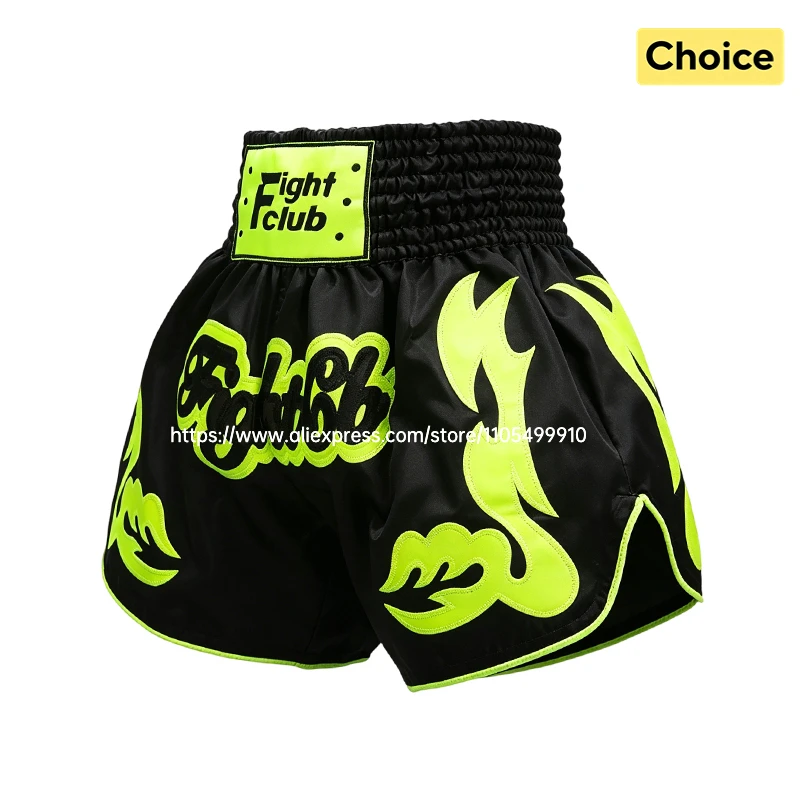 Professional Muay Thai Shorts Boxing Shorts Men Women Kids Boys Girls Martial Arts MMA Kickboxing Training Pants Fighter Gear