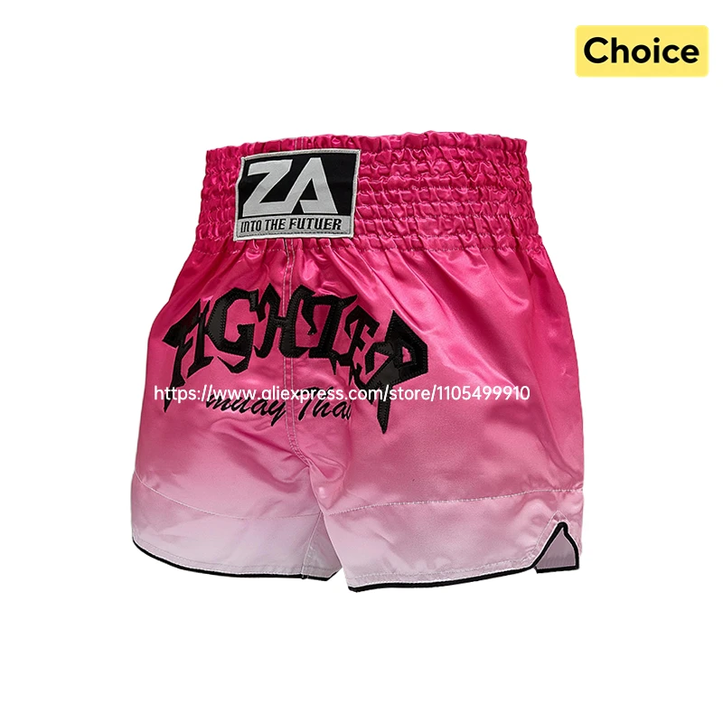 Professional Muay Thai Shorts Boxing Shorts Men Women Kids Boys Girls Martial Arts MMA Kickboxing Training Pants Fighter Gear