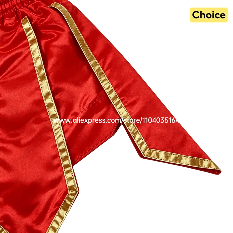 Men's Muay Thai Pants Women's Boxing Shorts Gladiator Ribbons MMA Training Wrestling Sparring Kickboxing Fight Kickboxing Trunks
