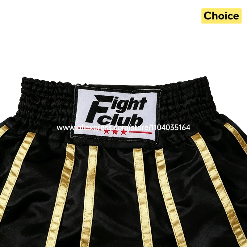 Men's Muay Thai Pants Women's Boxing Shorts Gladiator Ribbons MMA Training Wrestling Sparring Kickboxing Fight Kickboxing Trunks