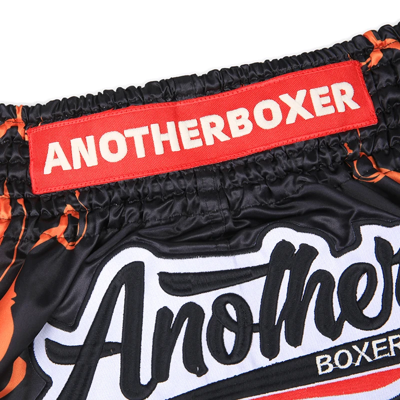Satin Kickboxing Muay Thai Shorts Men Women Youth Elastic Waist Side Slit Boxing Trunks Loose Comfort Shorts for Combat Sports