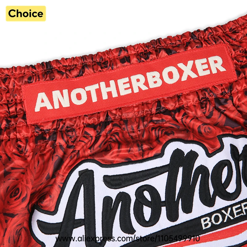 Satin Kickboxing Muay Thai Shorts Men Women Youth Elastic Waist Side Slit Boxing Trunks Loose Comfort Shorts for Combat Sports
