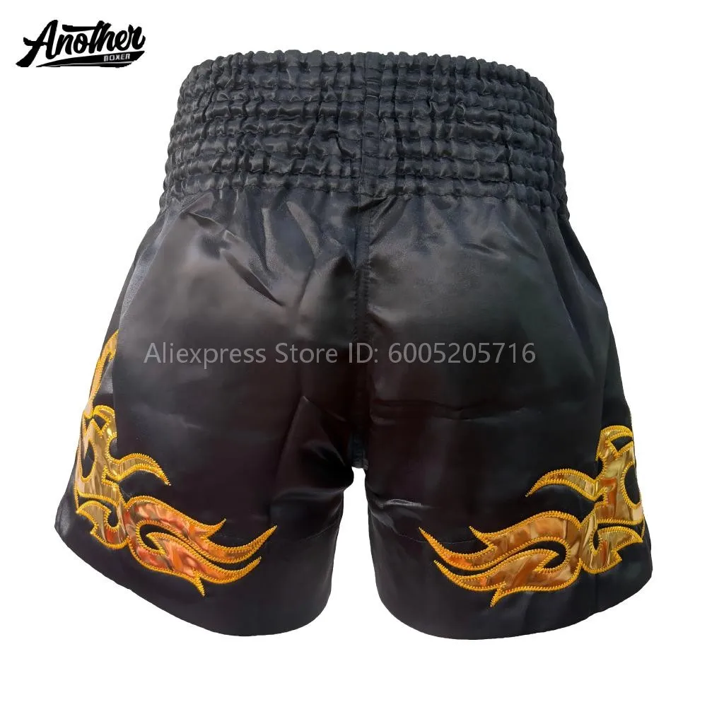 Professional Thai Boxing Shorts for Children Men Women Elastic Waist MMA Boxing Shorts for Sparring, Kickboxing and Martial Arts